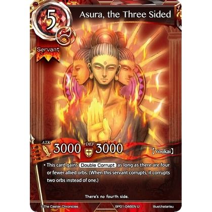 Image for Asura, the Three Sided (BP01-046EN) (BP01) - The Caster Chronicles