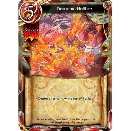 Image for Demonic Hellfire (BP01-052EN) (BP01) - The Caster Chronicles