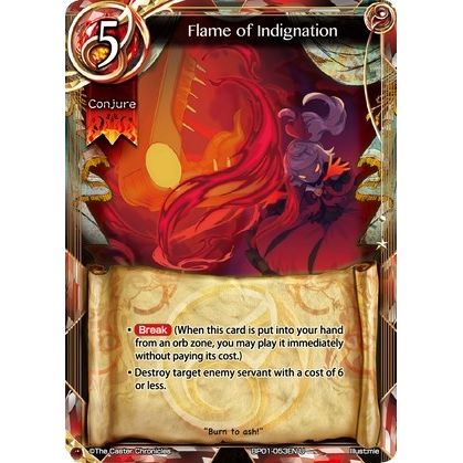 Image for Flame of Indignation (BP01-053EN) (BP01) - The Caster Chronicles