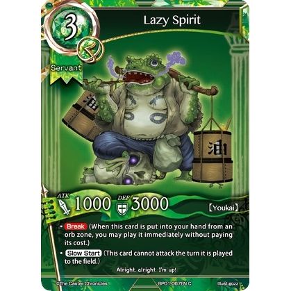 Image for Lazy Spirit (BP01-067EN) (BP01) - The Caster Chronicles