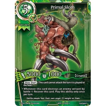 Image for Primal Sloth (BP01-072EN) (BP01) - The Caster Chronicles