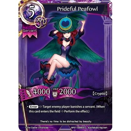 Image for Prideful Peafowl (BP01-099EN) (BP01) - The Caster Chronicles