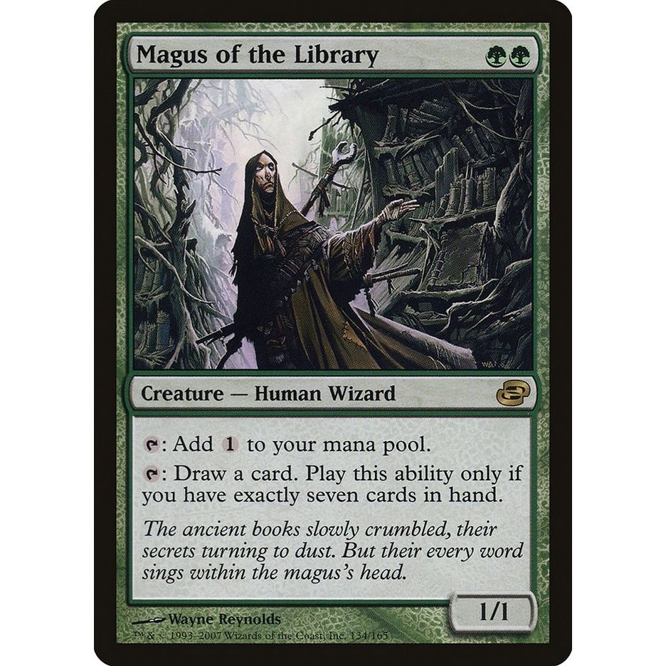 Image for Magus of the Library (134) (PLC) - Magic: The Gathering