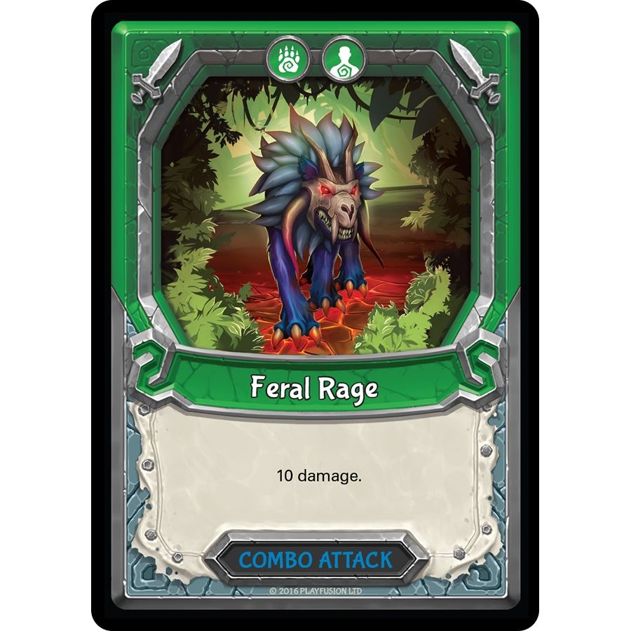 Image for Feral Rage (Unclaimed) (AWA) - Lightseekers TCG