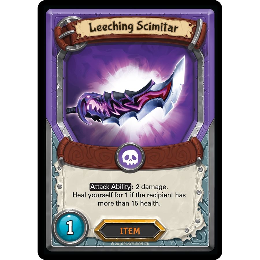 Image for Leeching Scimitar (Unclaimed) (AWA) - Lightseekers TCG