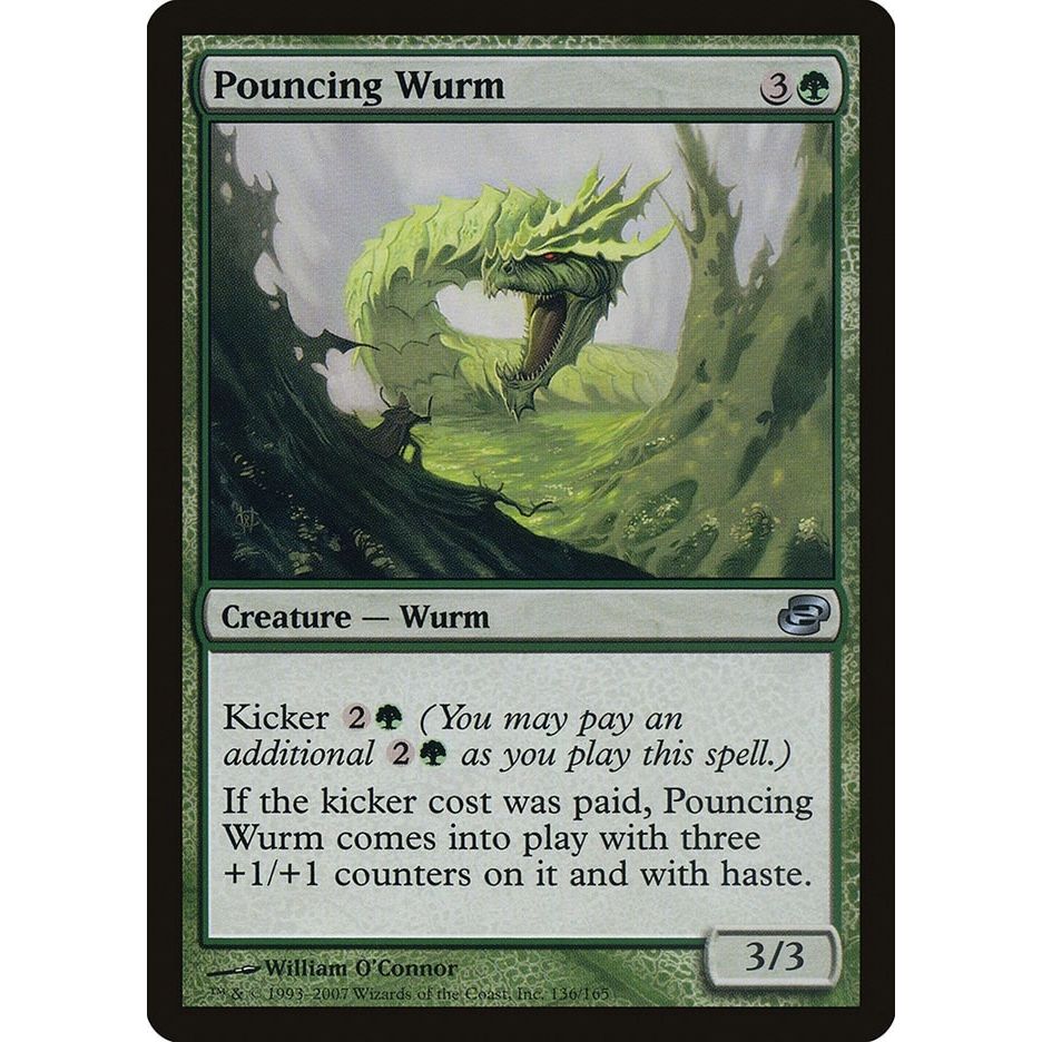 Image for Pouncing Wurm (136) (PLC) - Magic: The Gathering
