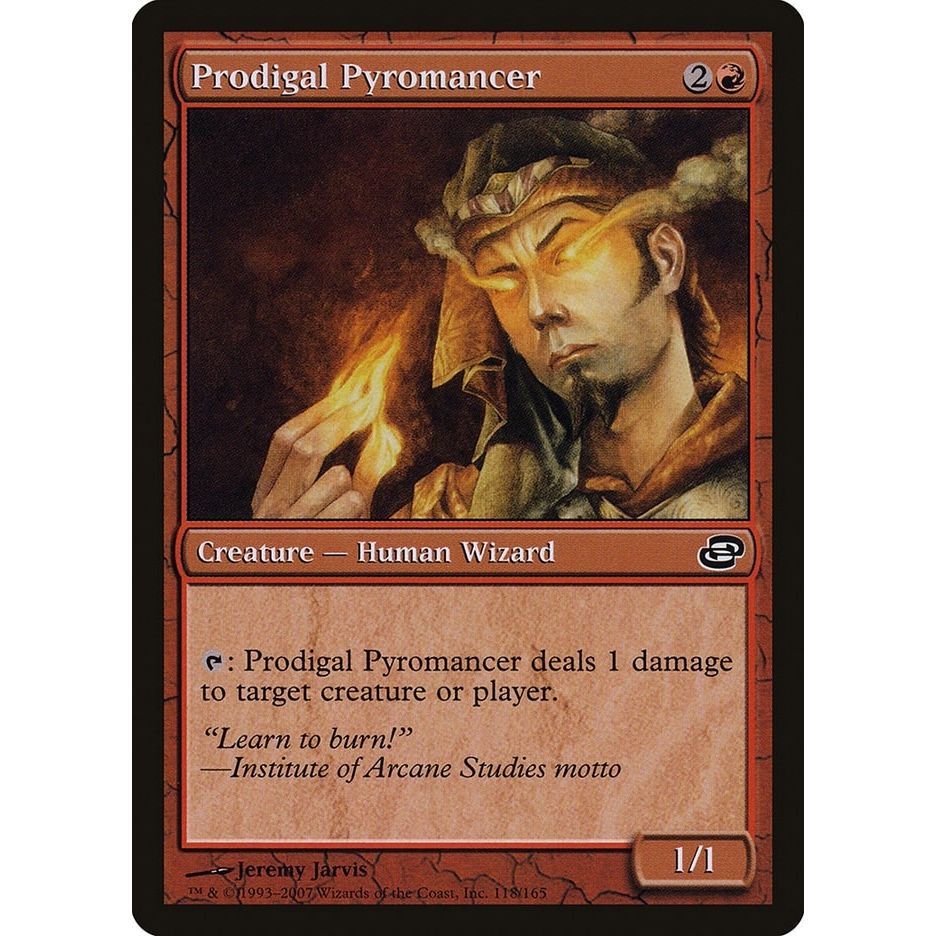 Image for Prodigal Pyromancer (118) (PLC) - Magic: The Gathering