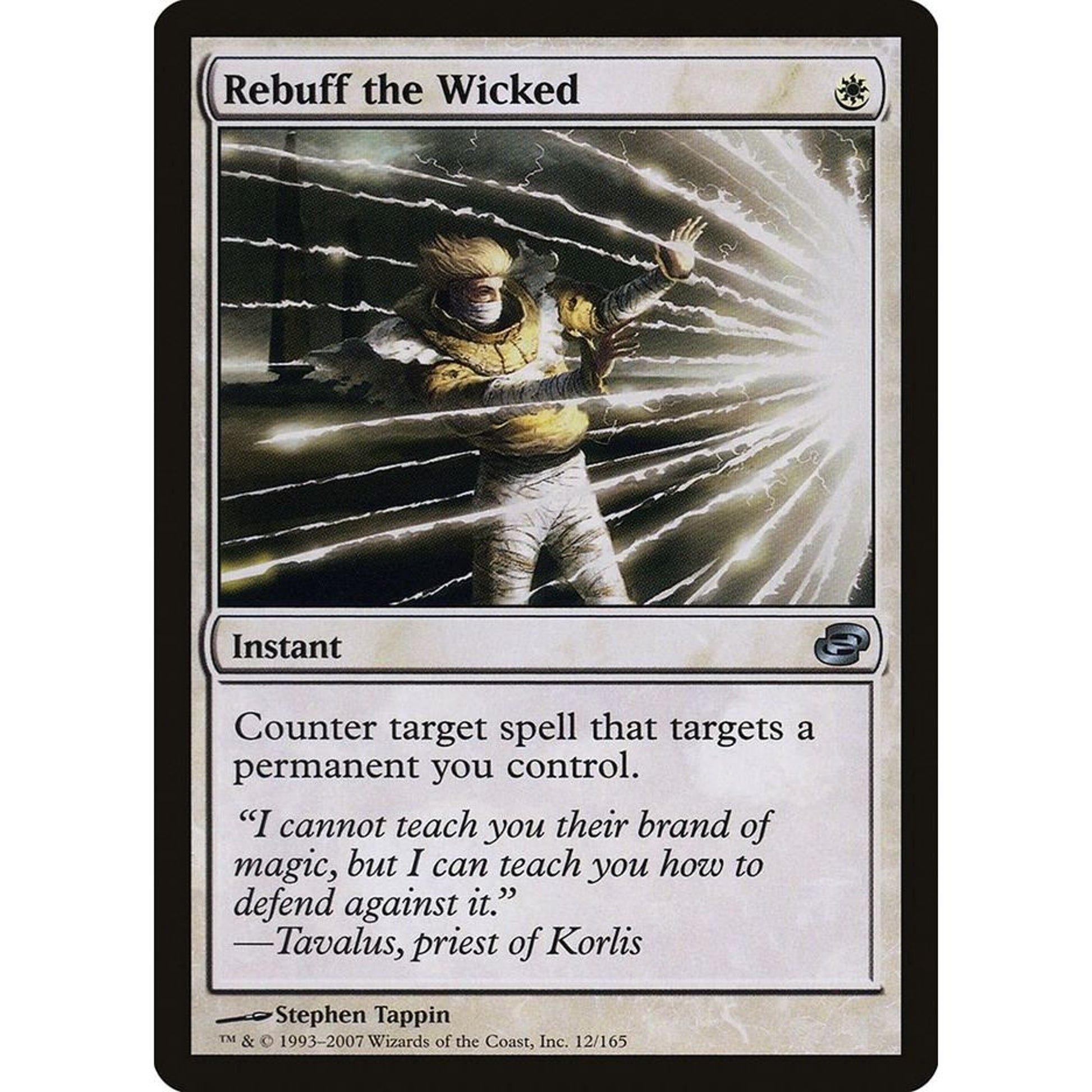 Image for Rebuff the Wicked (12) (PLC) - Magic: The Gathering
