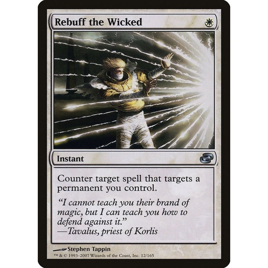 Image for Rebuff the Wicked (12) (PLC) - Magic: The Gathering