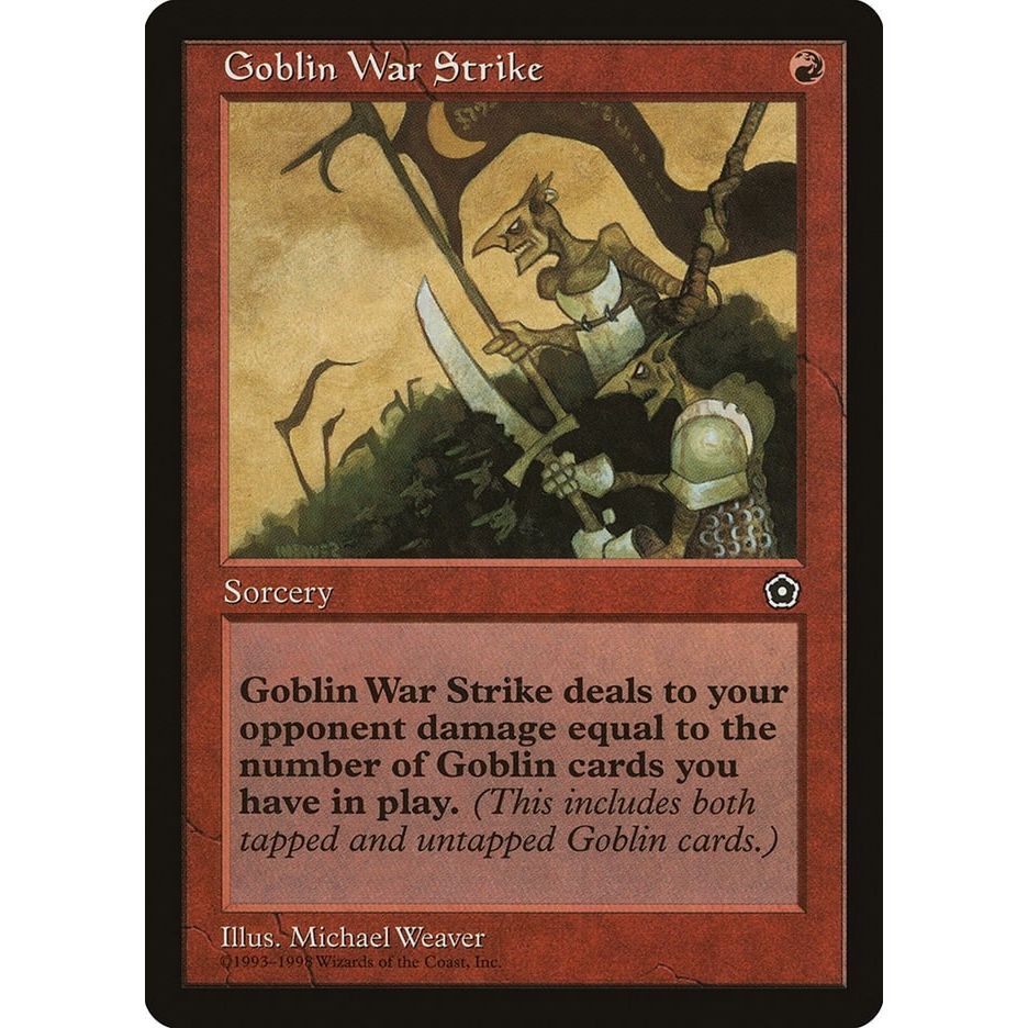 Image for Goblin War Strike (P02) - Magic: The Gathering