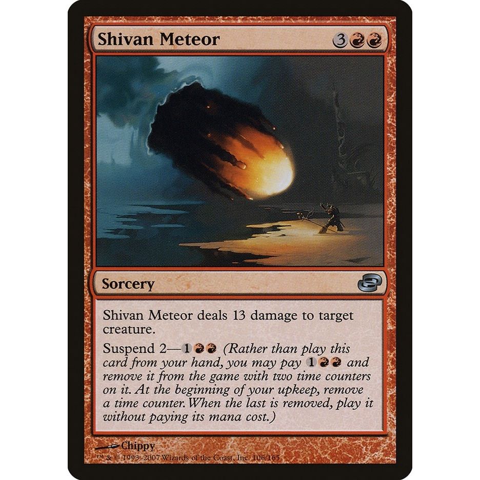 Image for Shivan Meteor (106) (PLC) - Magic: The Gathering