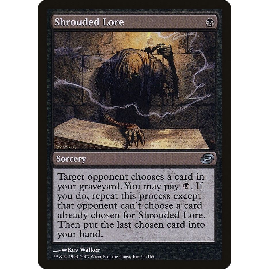 Image for Shrouded Lore (91) (PLC) - Magic: The Gathering
