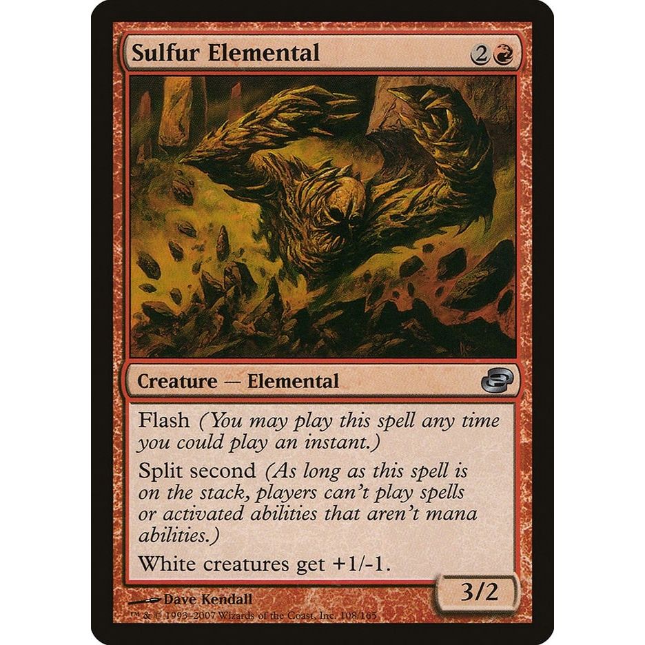 Image for Sulfur Elemental (108) (PLC) - Magic: The Gathering