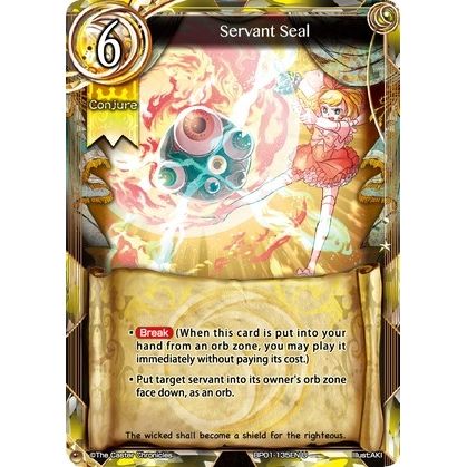 Image for Servant Seal (BP01-135EN) (BP01) - The Caster Chronicles