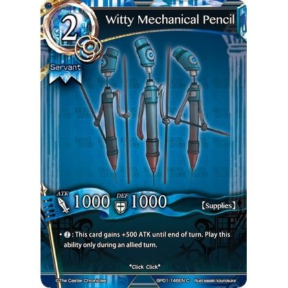 Image for Witty Mechanical Pencil (BP01-146EN) (BP01) - The Caster Chronicles