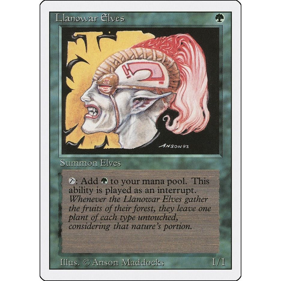 Image for Llanowar Elves (3ED) - Magic: The Gathering