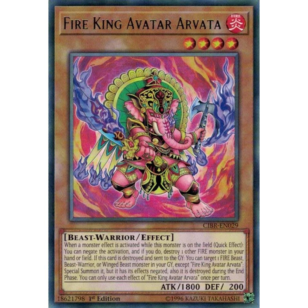 Image for Fire King Avatar Arvata (CIBR-EN029) (CIBR) - YuGiOh