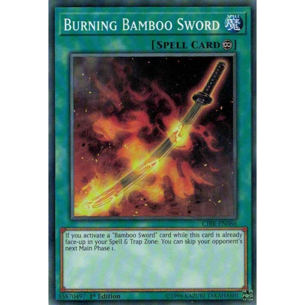 Image for Burning Bamboo Sword (CIBR-EN066) (CIBR) - YuGiOh
