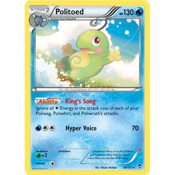 Image for Politoed - 18/111 (Cosmos Holo) (018/111) (MCAP) - Pokemon