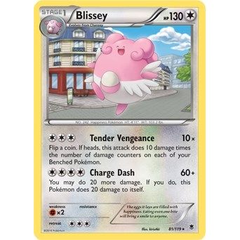 Image for Blissey - 81/119 (Cosmos Holo) (081/119) (MCAP) - Pokemon