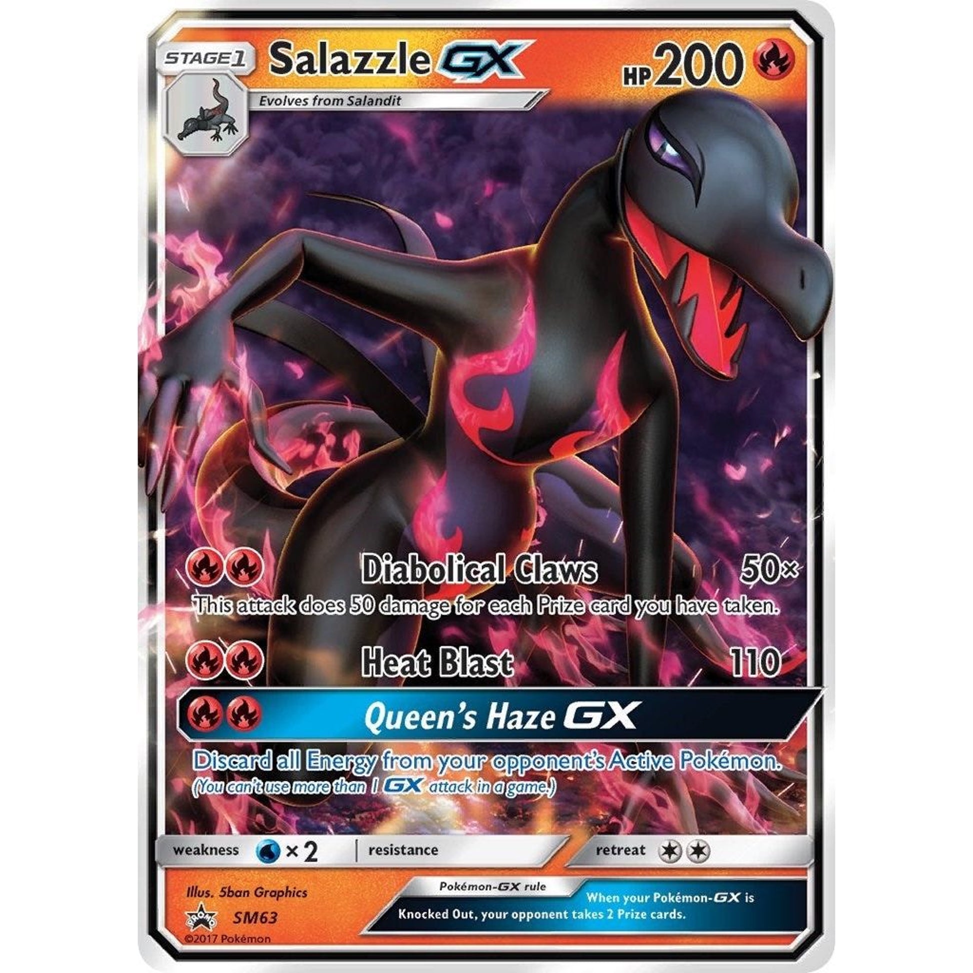 Image for Salazzle GX - SM63 (SM63) (SMP) - Pokemon