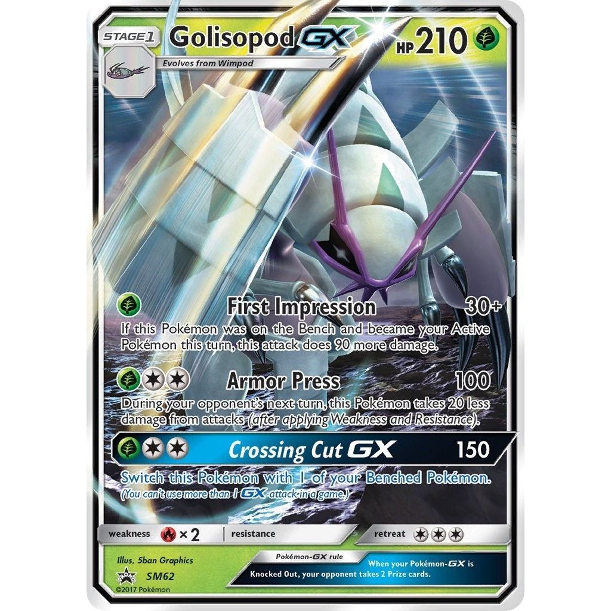 Image for Golisopod GX - SM62 (SM62) (SMP) - Pokemon
