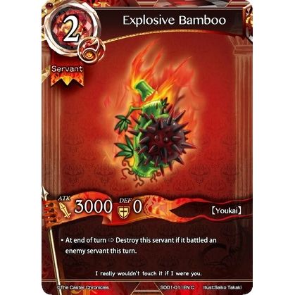 Image for Explosive Bamboo (SD01-011EN) (SD01) - The Caster Chronicles