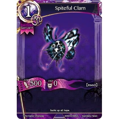 Image for Spiteful Clam (SD02-010EN) (SD02) - The Caster Chronicles