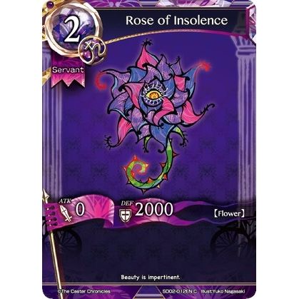 Image for Rose of Insolence (SD02-012EN) (SD02) - The Caster Chronicles