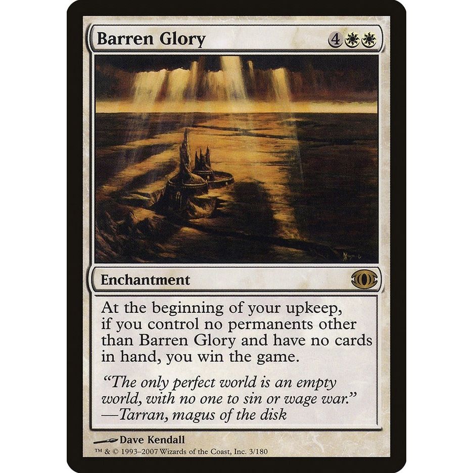 Image for Barren Glory (3) (FUT) - Magic: The Gathering