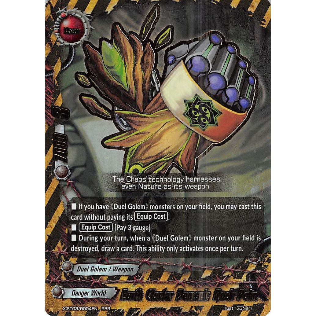 Image for Earth Cluster Demonic Rock Palm (X-BT03/0004EN) (X-BT03) - Future Card BuddyFight