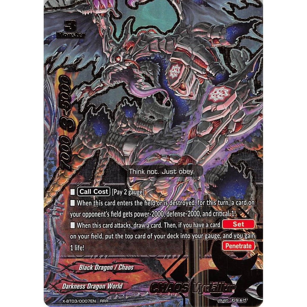 Image for CHAOS Vydallur (X-BT03/0007EN) (X-BT03) - Future Card BuddyFight