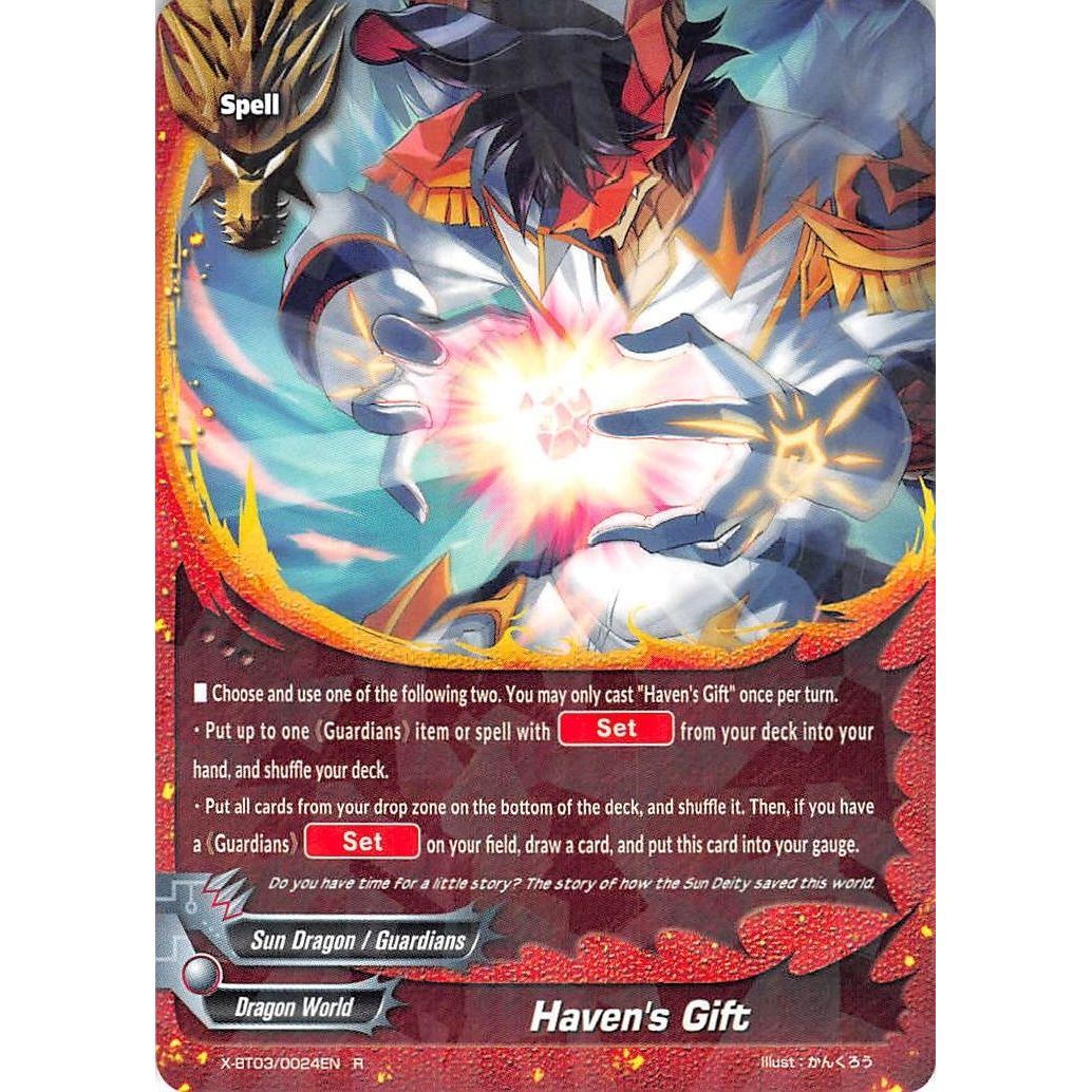 Image for Haven's Gift (X-BT03/0024EN) (X-BT03) - Future Card BuddyFight