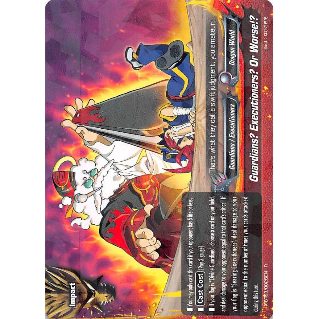 Image for Guardians? Executioners? Or Worse!? (X-BT03/0026EN) (X-BT03) - Future Card BuddyFight