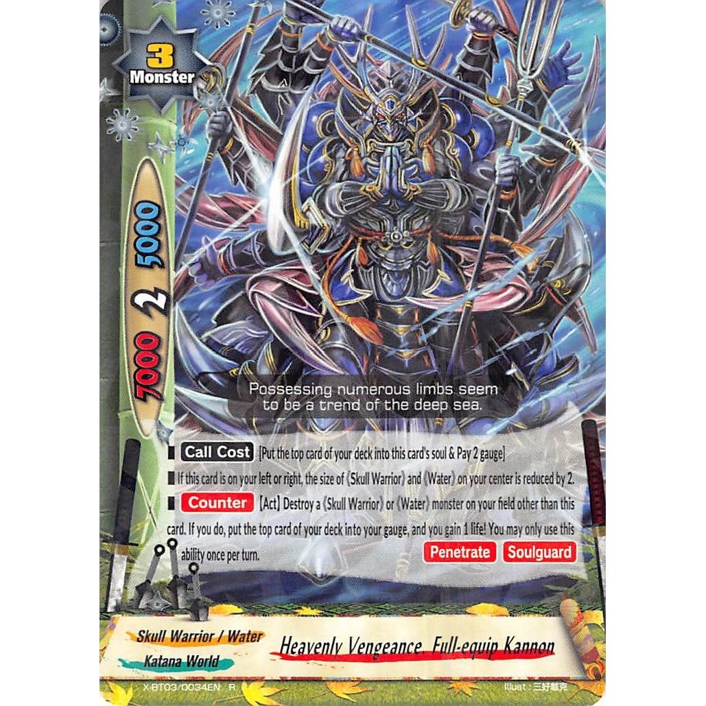Image for Heavenly Vengeance, Full-equip Kannon (X-BT03/0034EN) (X-BT03) - Future Card BuddyFight