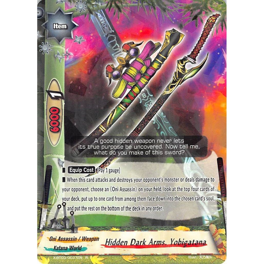 Image for Hidden Dark Arms, Yobigatana (X-BT03/0037EN) (X-BT03) - Future Card BuddyFight