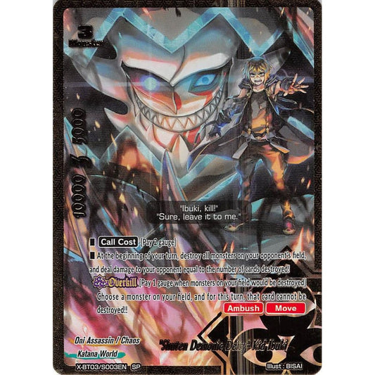 Image for "Shuten Demonic Deity" Kid Ibuki (X-BT03/S003EN) (X-BT03) - Future Card BuddyFight