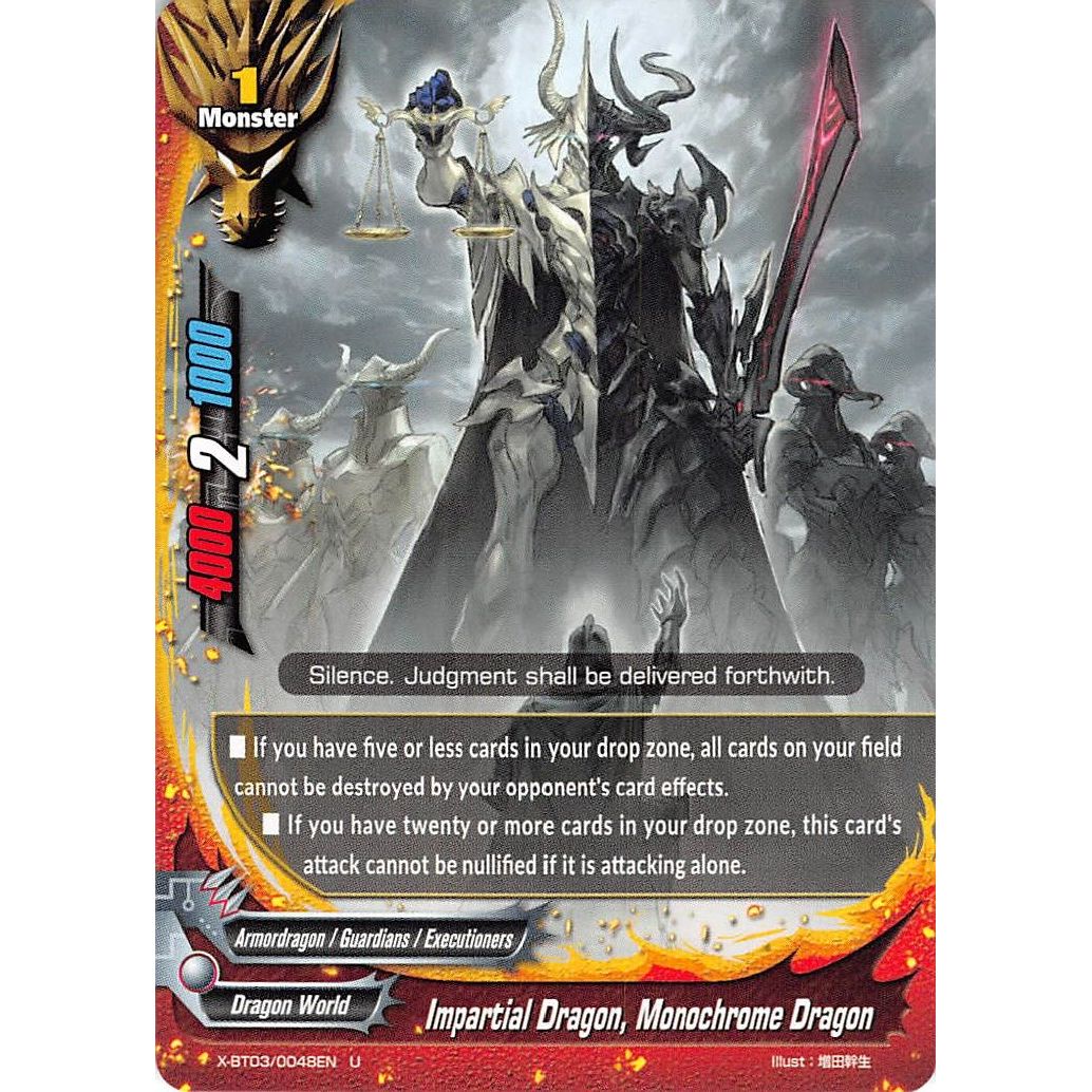 Image for Impartial Dragon, Monochrome Dragon (X-BT03/0048EN) (X-BT03) - Future Card BuddyFight