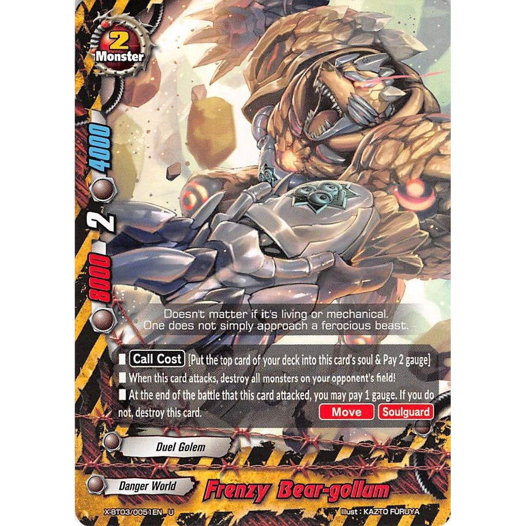 Image for Frenzy Bear-gollum (X-BT03/0051EN) (X-BT03) - Future Card BuddyFight