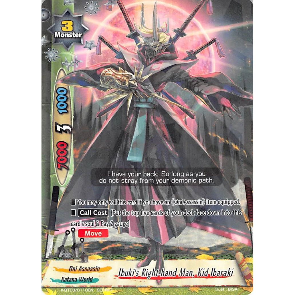 Image for Ibuki's Right-hand Man, Kid Ibaraki (X-BT03/0110EN) (X-BT03) - Future Card BuddyFight
