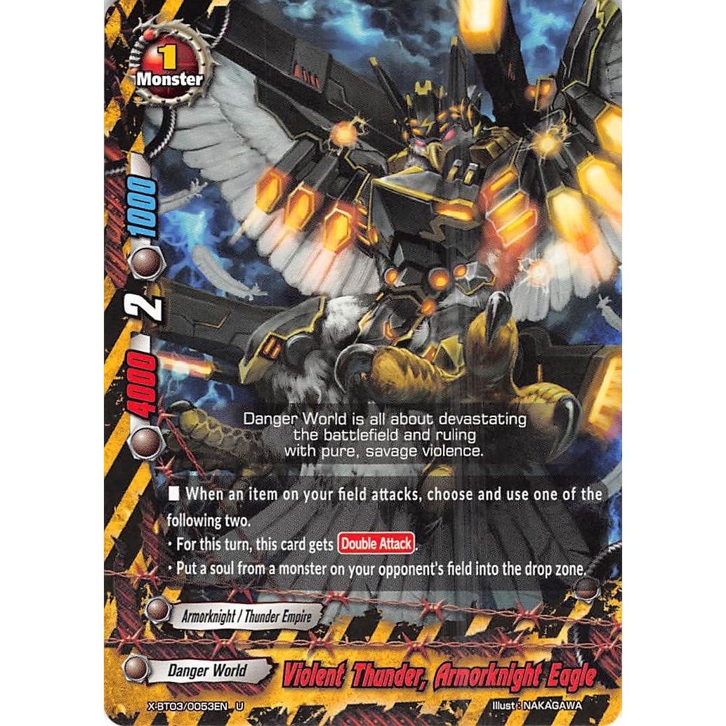 Image for Violent Thunder, Armorknight Eagle (X-BT03/0053EN) (X-BT03) - Future Card BuddyFight