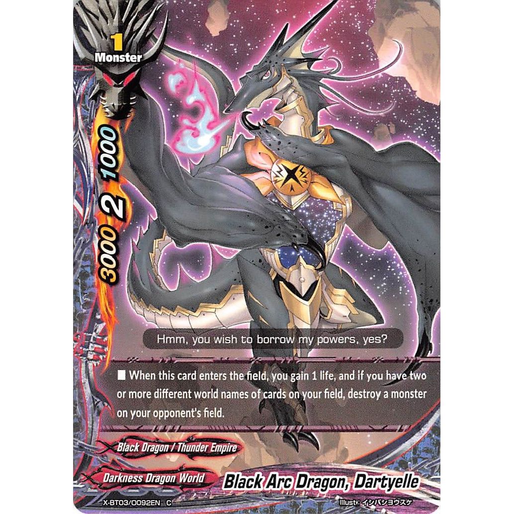 Image for Black Arc Dragon, Dartyelle (X-BT03/0092EN) (X-BT03) - Future Card BuddyFight