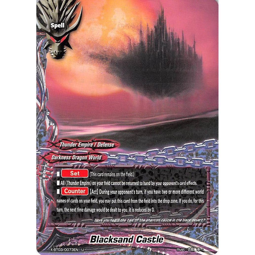 Image for Blacksand Castle (X-BT03/0073EN) (X-BT03) - Future Card BuddyFight