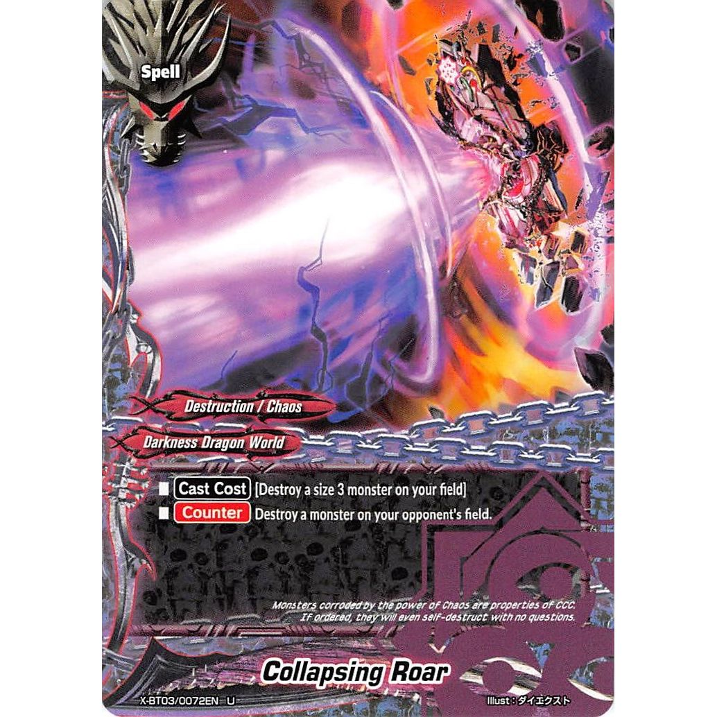 Image for Collapsing Roar (X-BT03/0072EN) (X-BT03) - Future Card BuddyFight