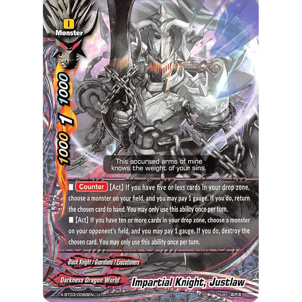 Image for Impartial Knight, Justlaw (X-BT03/0068EN) (X-BT03) - Future Card BuddyFight