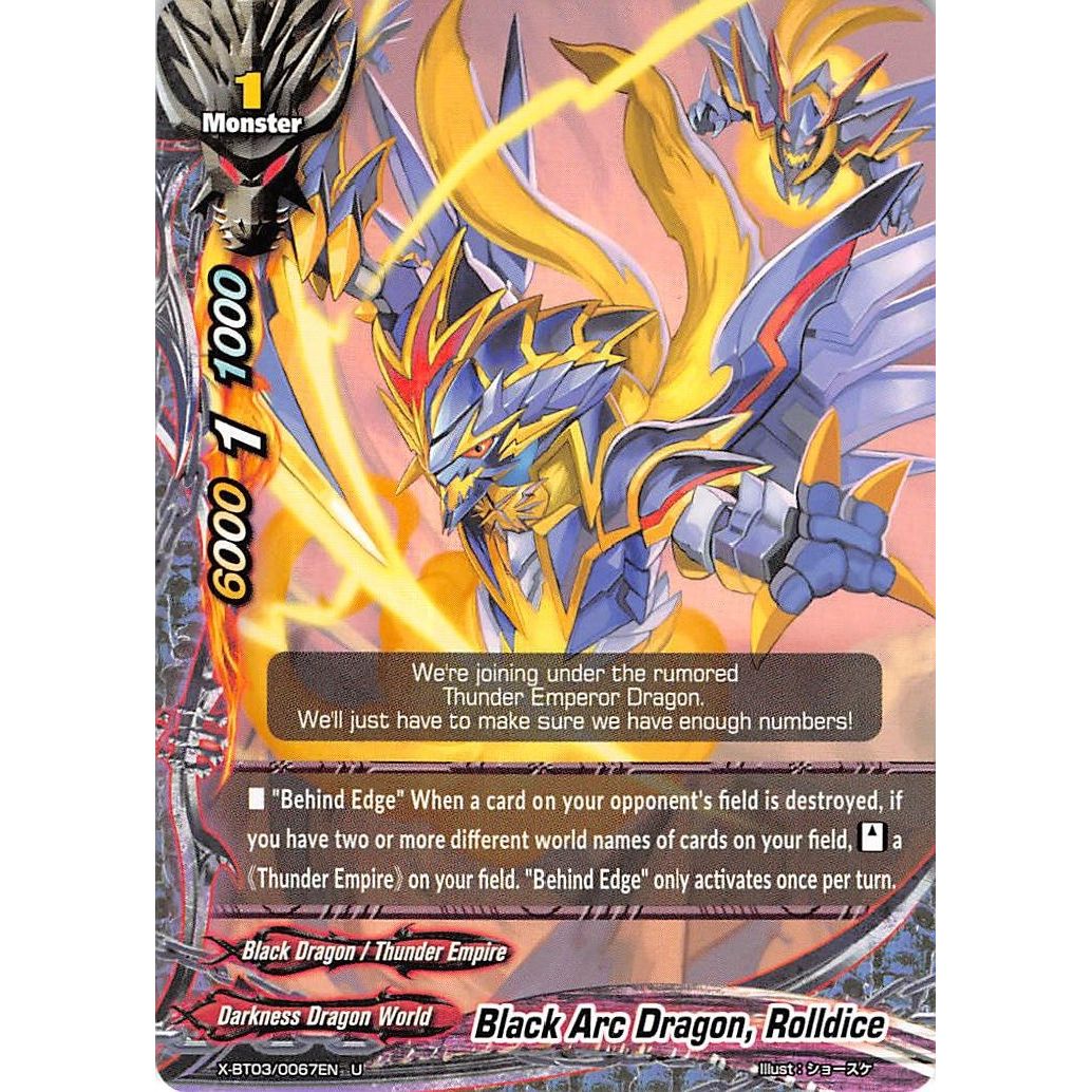 Image for Black Arc Dragon, Rolldice (X-BT03/0067EN) (X-BT03) - Future Card BuddyFight