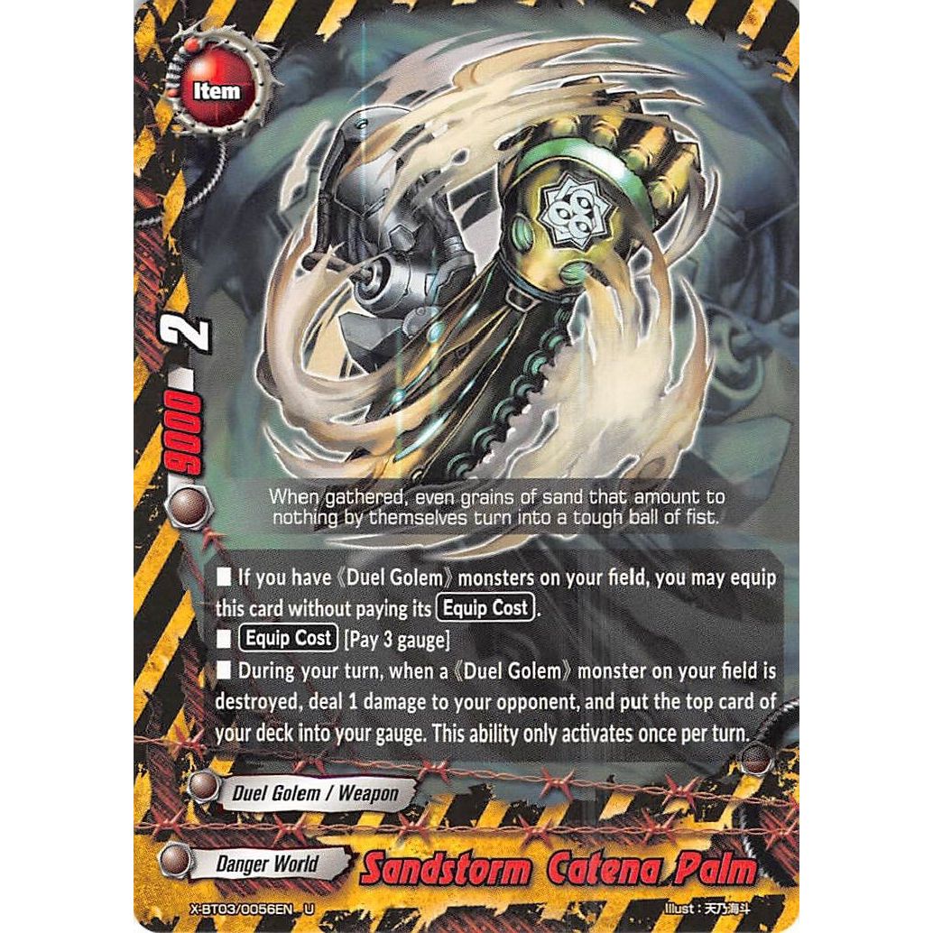 Image for Sandstorm Catena Palm (X-BT03/0056EN) (X-BT03) - Future Card BuddyFight
