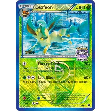 Image for Leafeon - 11/116 (State Championships) [Staff] (011/116) (PR) - Pokemon