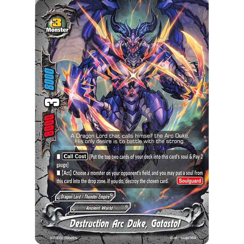 Image for Destruction Arc Duke, Gatastol (X-TD03/0002EN) (X-TD03) - Future Card BuddyFight