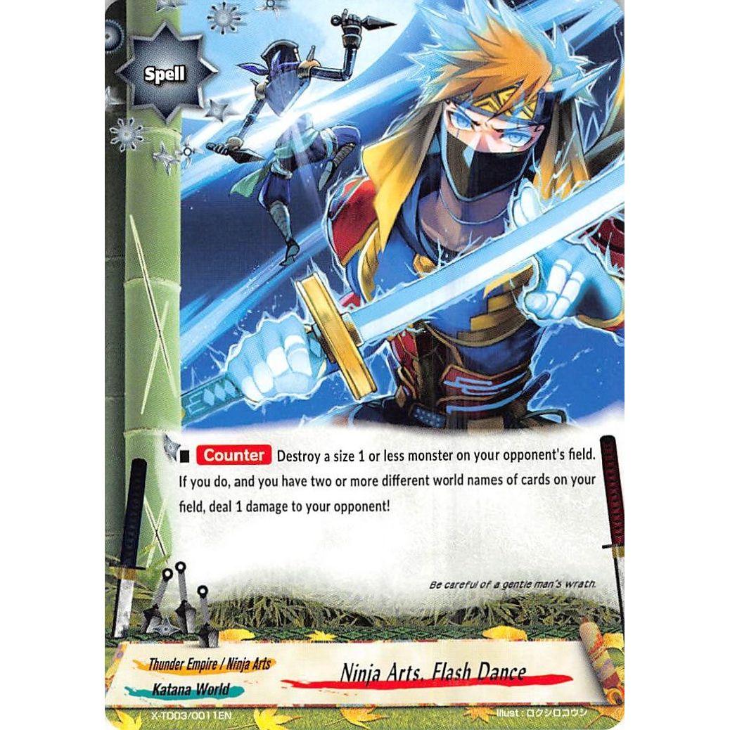 Image for Ninja Arts, Flash Dance (X-TD03/0011EN) (X-TD03) - Future Card BuddyFight